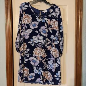 Blue Floral Umgee Dress Size Medium